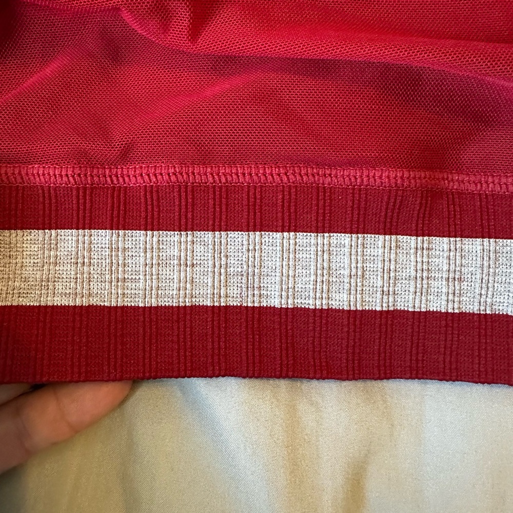 Jessica Simpson Red Racerback Sports Bra - Picture 5 of 6